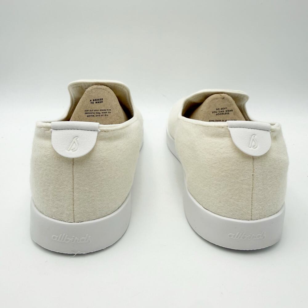 AllBirds Mens Wool Lounger Casual Sneakers Size 8 EU 40.5 White Slip On NIB - Picture 9 of 12